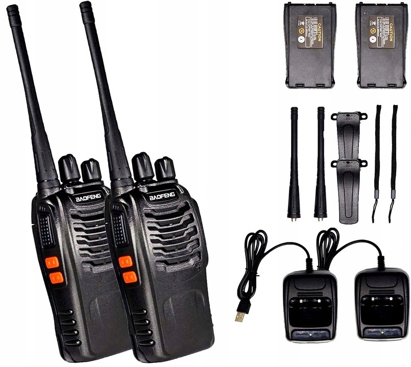 BAOFENG BF-888s 2x KRÓTKOFALÓWKI WALKIE TALKIE PMR Marka Baofeng