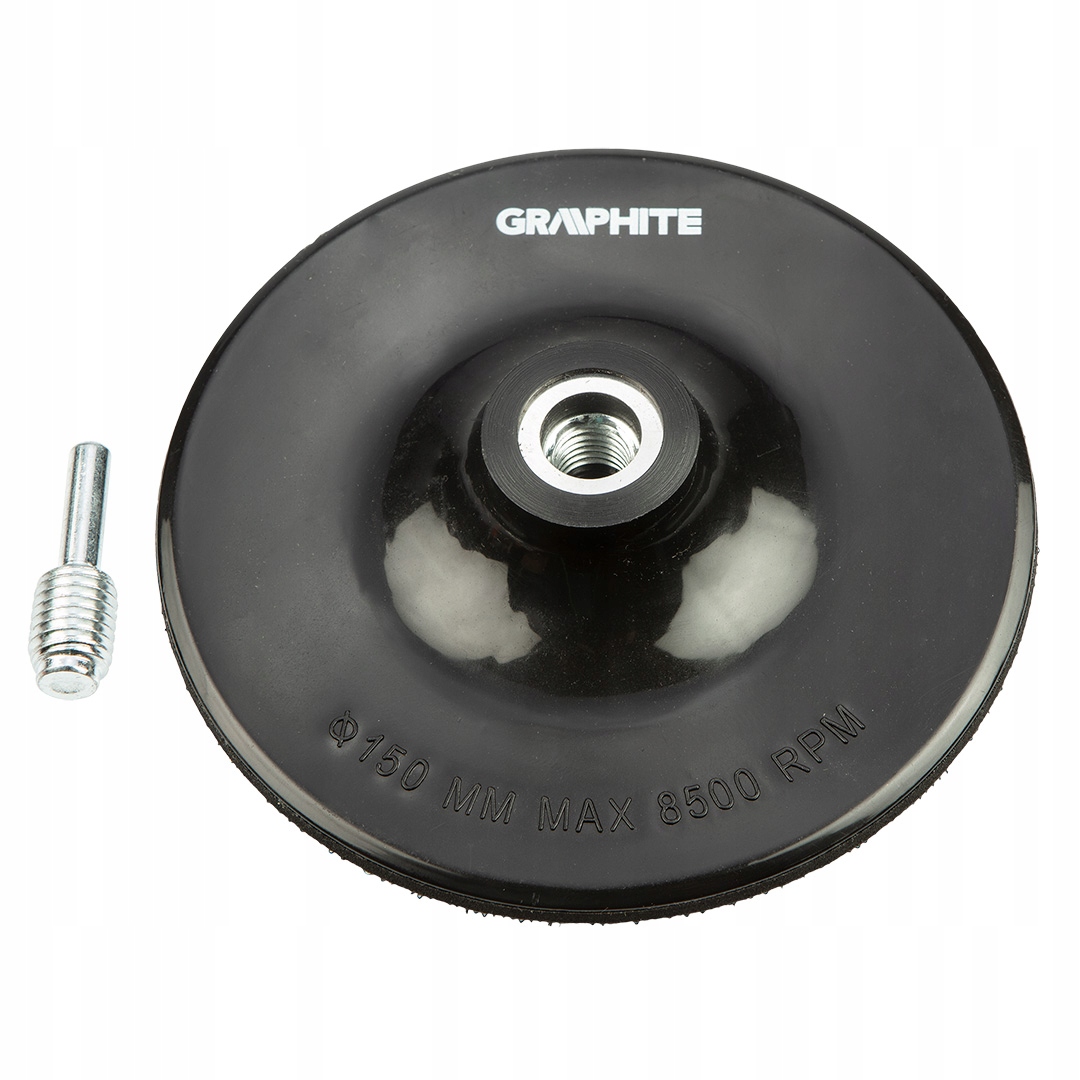 DYSK ELASTYCZNY Tarcza Z RZEPEM 150mm M14 SZLIFIERKĘ WIERTARKĘ GRAPHITE