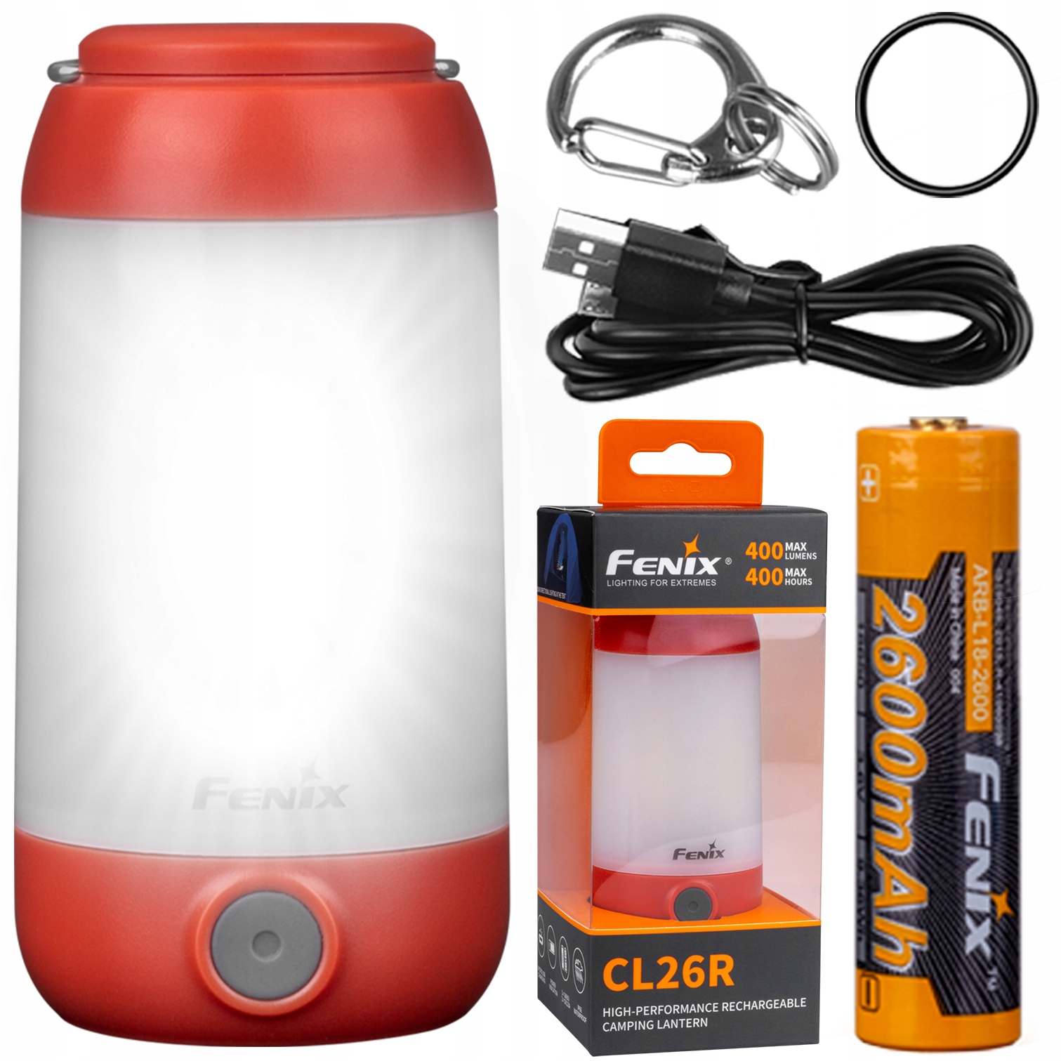 Latarka kempingowa Fenix CL26R 400 lm USB