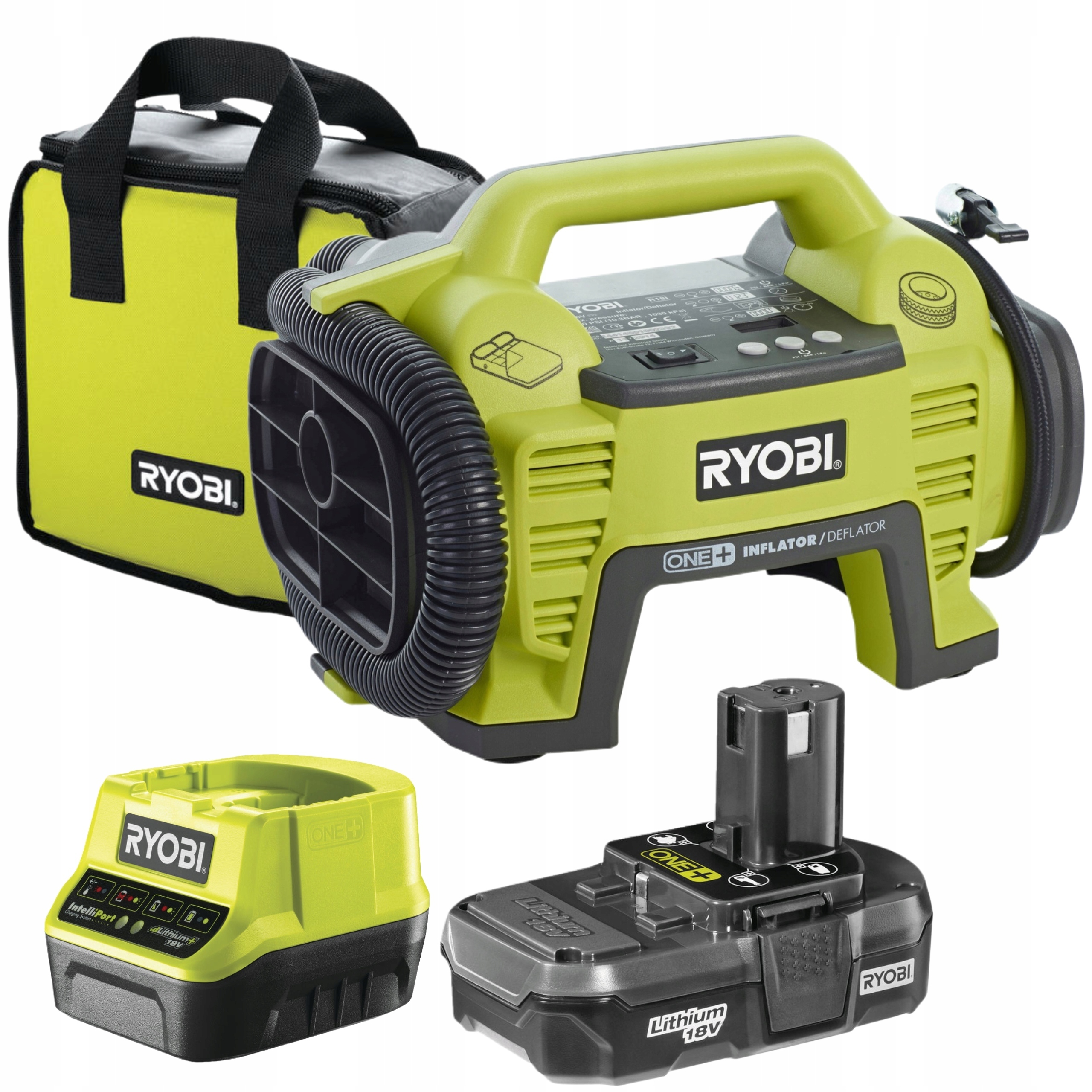 Ryobi Kompresorová Pumpa Na Čerpanie R18I +1,3Ah.