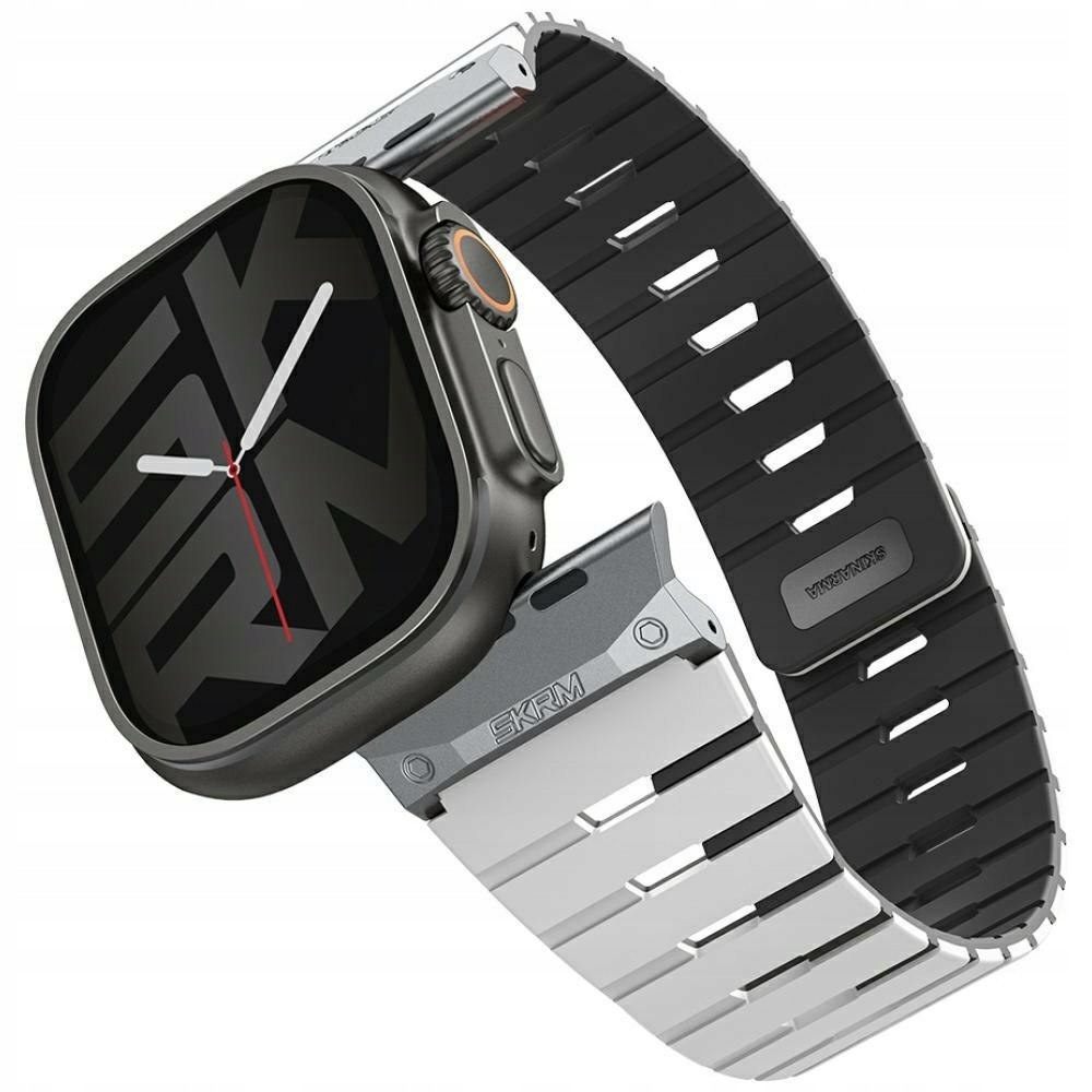 Pásek Skinarma Gemini pro Apple Watch 49/46/45/44 mm, křídový