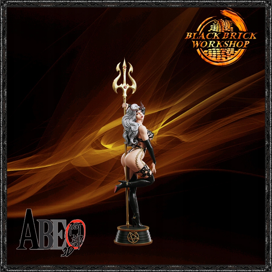 Satana Hellstrom Abe 3D 1/12 (150mm) Měřítko (sfw) 3D Tisk (nenatřený)