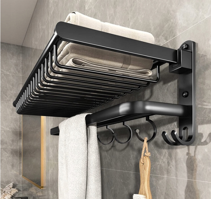 

Wieszak Uchwyt Półka Na Ręczniki Metalowy 60 CM