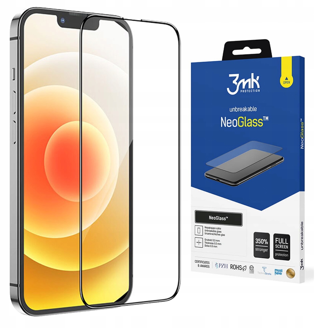 

Szkło do Iphone 13 /13 Pro Full 3MK Neoglass Pełne