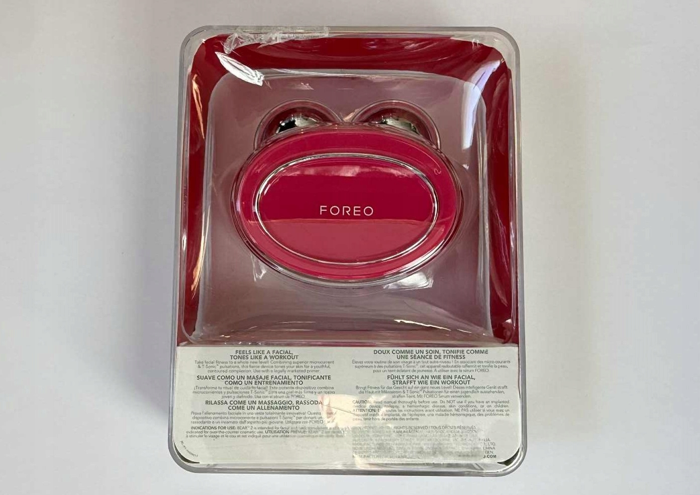 Foreo Bear 2 Fuchsia Mikroproudové zařízení na obličej