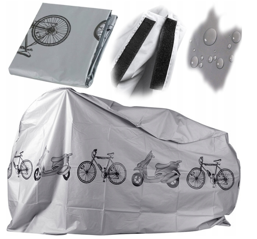 Pokrowiec Na Motor Skuter Rower 205x100cm XXL Wodoodporny Uniwersalny