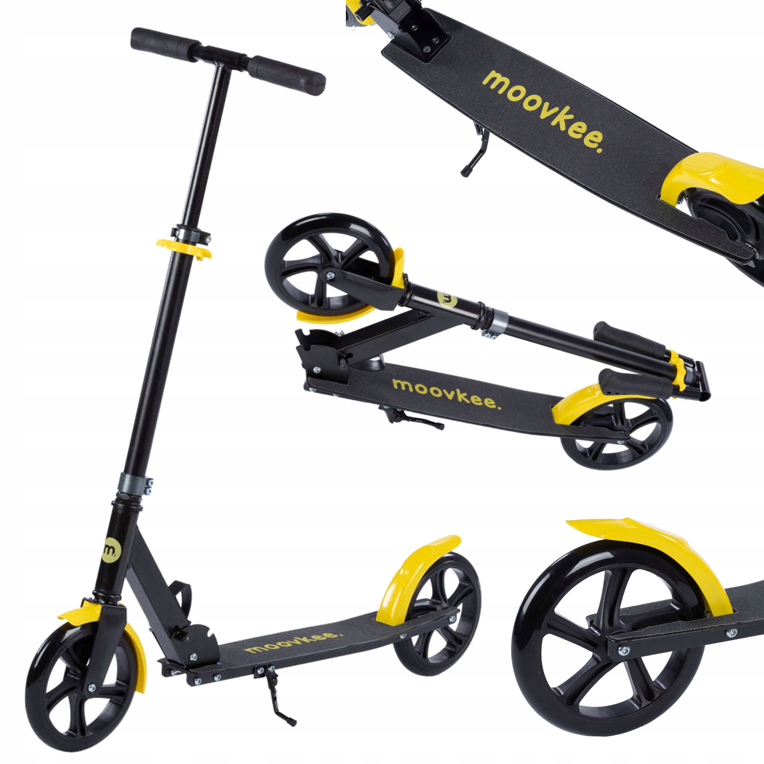 

Duża składana hulajnoga Moovkee 200mm do 100kg