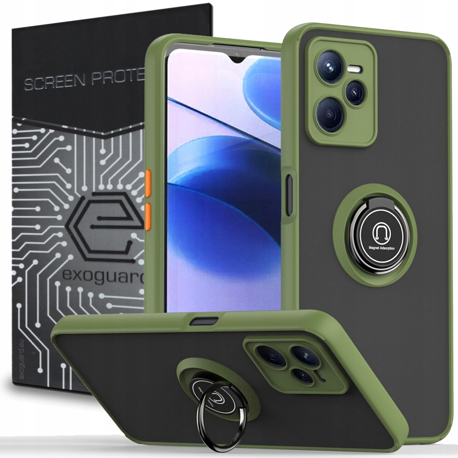 

Case Obudowa Etui Pancerne Szkło do Realme C35