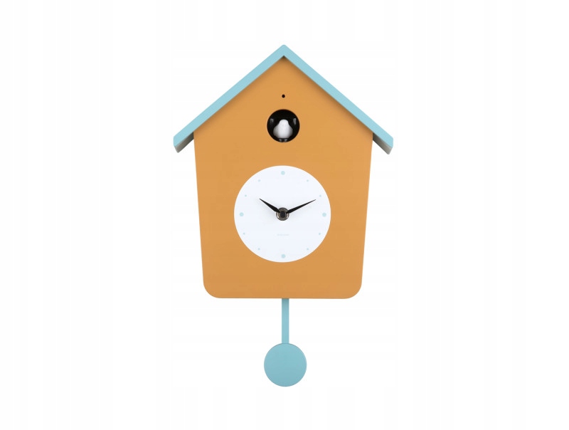 Nástěnné hodiny s kukačkou do kuchyně, jídelny, hnědé Cuckoo