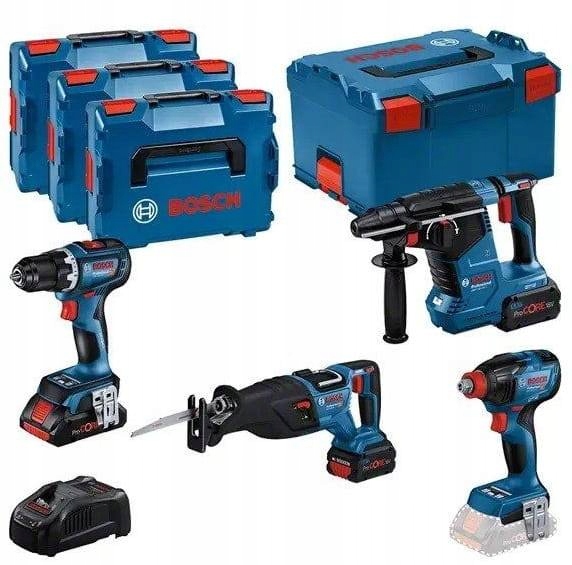 Zestaw Narzędzi 18V Gsrgdxgbhgsa 1*4.0AH 2*5.5AH 615990N37 Bosch