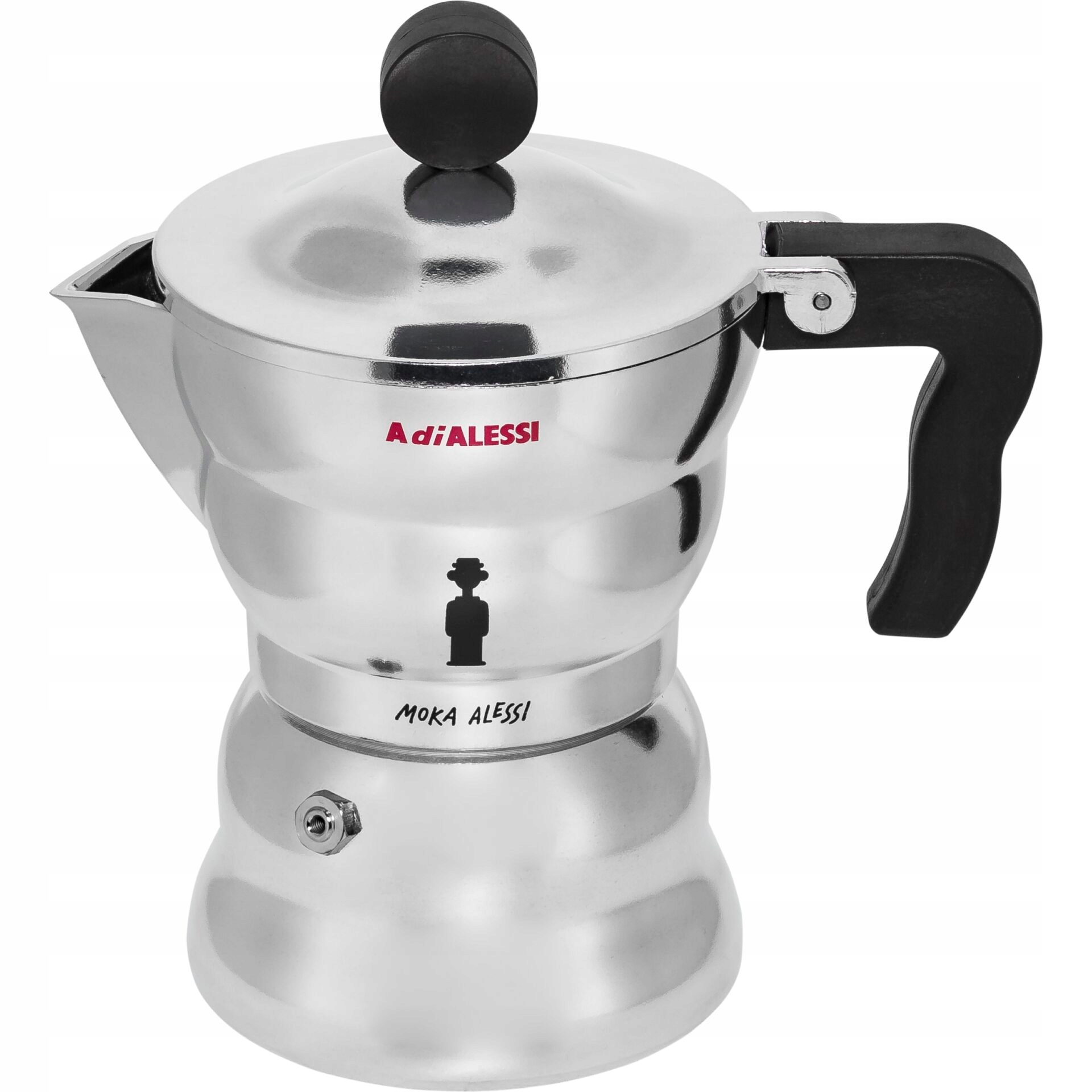 Alessi Moka kávovar na espresso 3TZ. AAM33/3