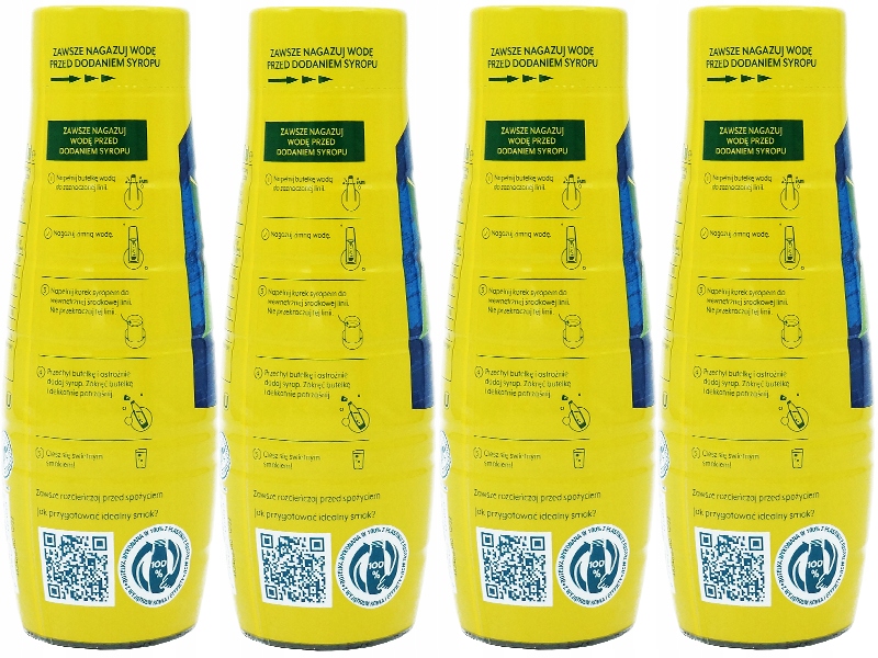 6x SYROP SODASTREAM LIPTON LEMON ICE TEA DO SATURATORA 9L NAPOJU z 440ml Kod producenta LIPTONCYTRYNAX6