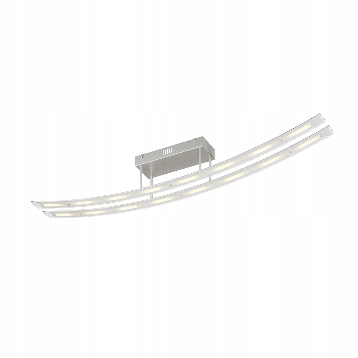 Lindby Lampa sufitowa Led Jarda, szkło, długość 134 cm, ściemniana