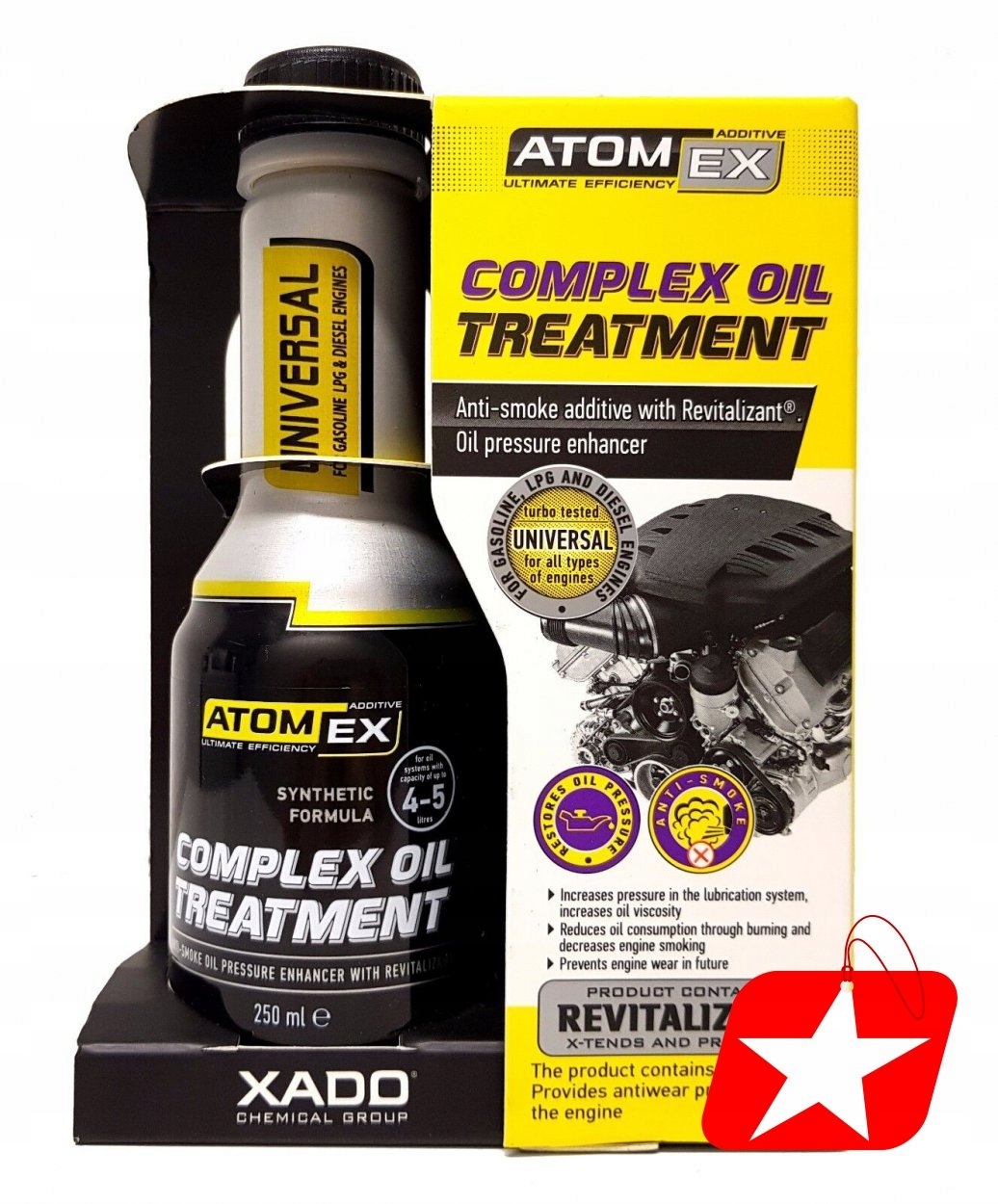 XADO ATOMEX COMPLEX OIL TREATMENT 250ML
