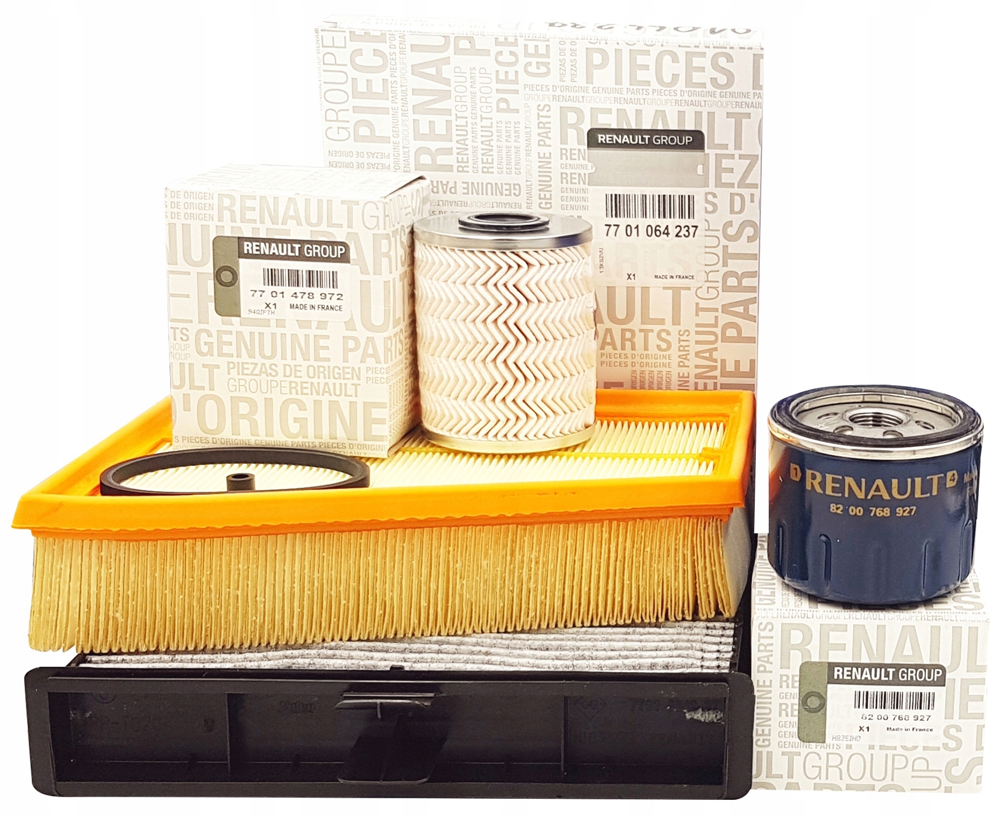 

Renault Scenic II 1.9 DCI Zestaw Filtrów Orginały