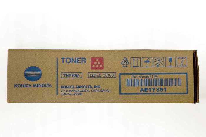 Toner Magenta Konica Minolta Bizhub C3100i TNP93M TNP-93M AE1Y351