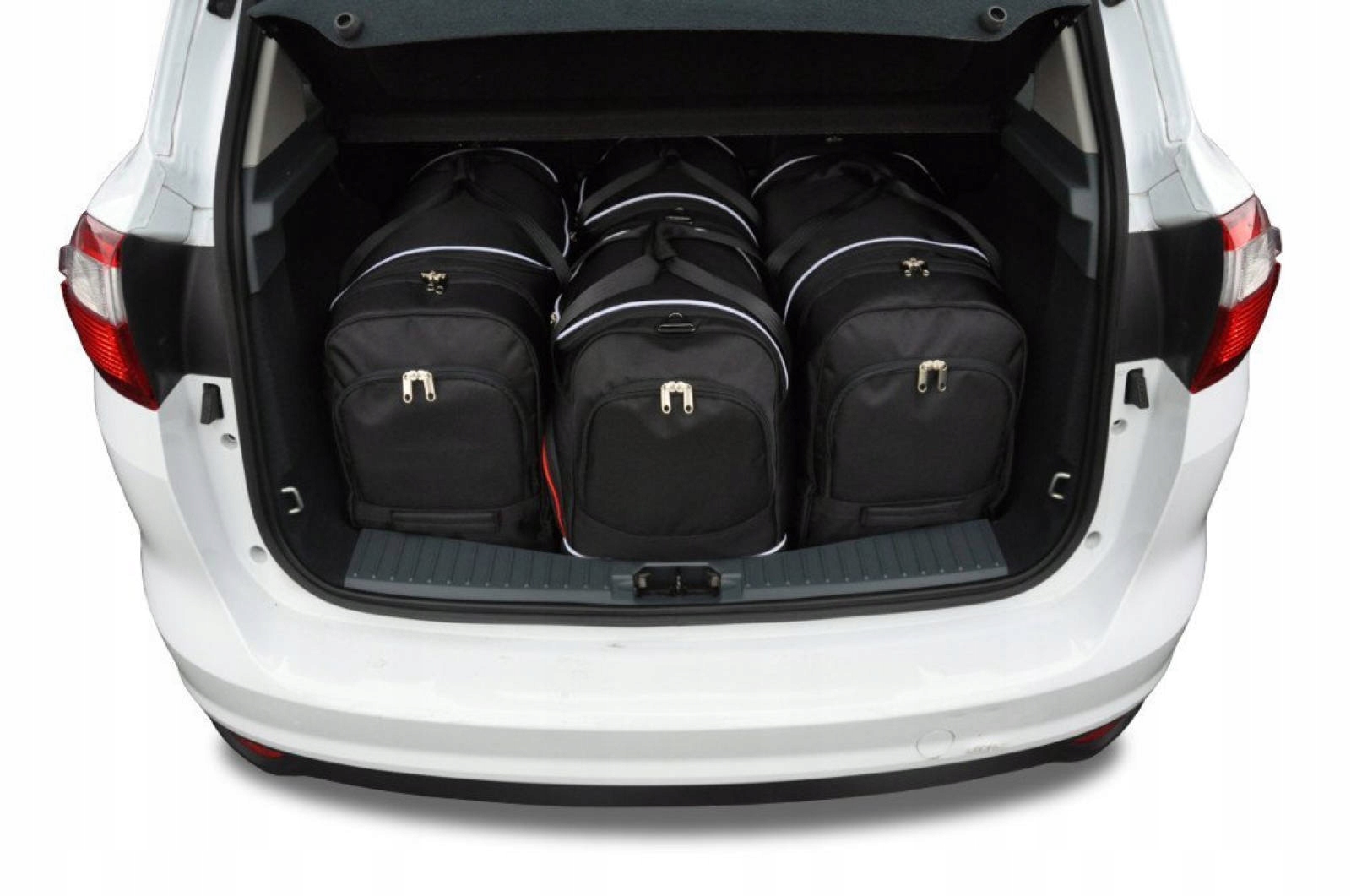 J&j Automotive Sada 4ks cestovných tašiek Sport pre Ford C-Max 2010+