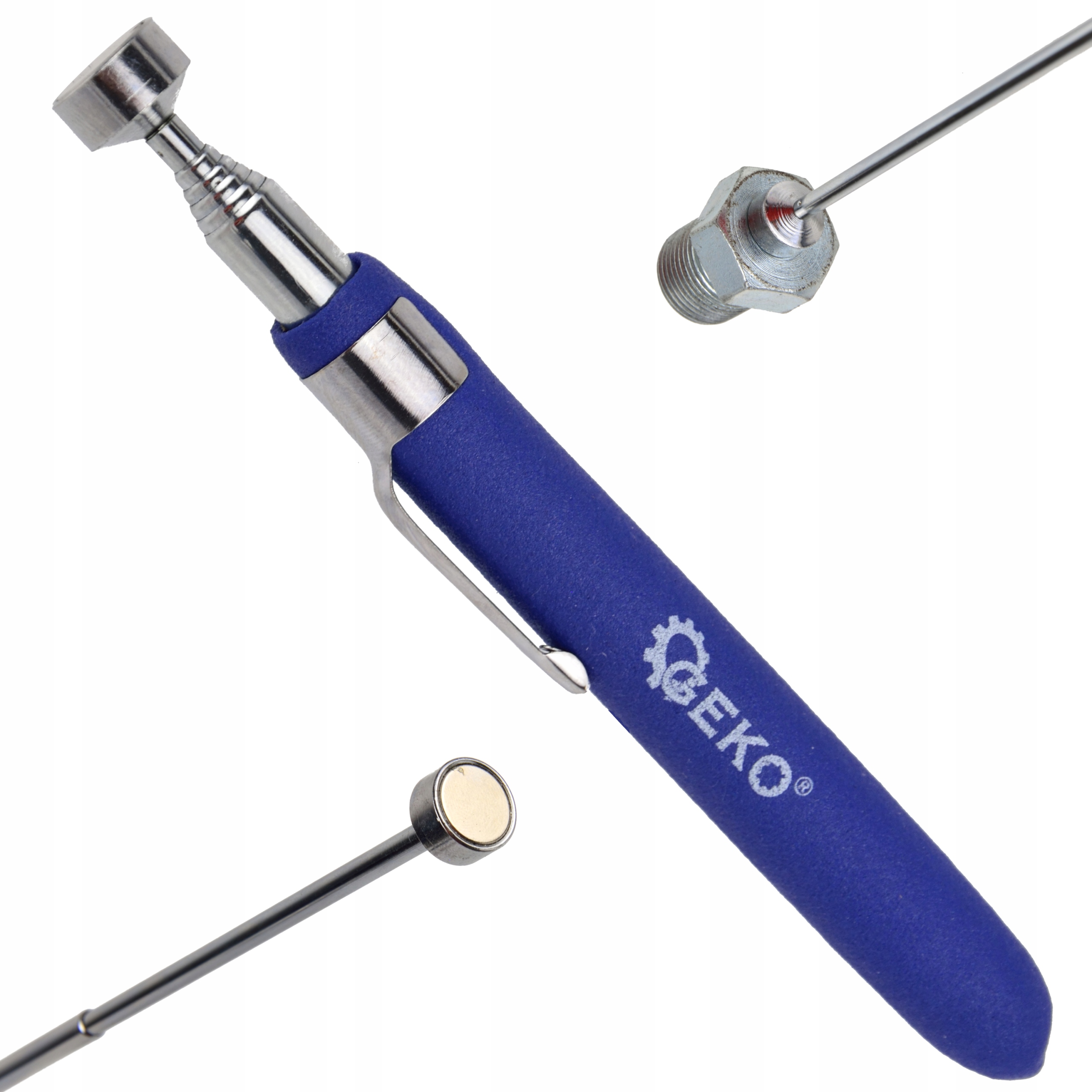 CHWYTAK MAGNETYCZNY TELESKOPOWY 62cm do2,25kg GEKO