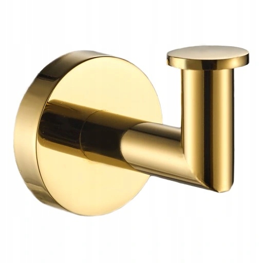 Wieszak haczyk na ręczniki złoty OUTLET