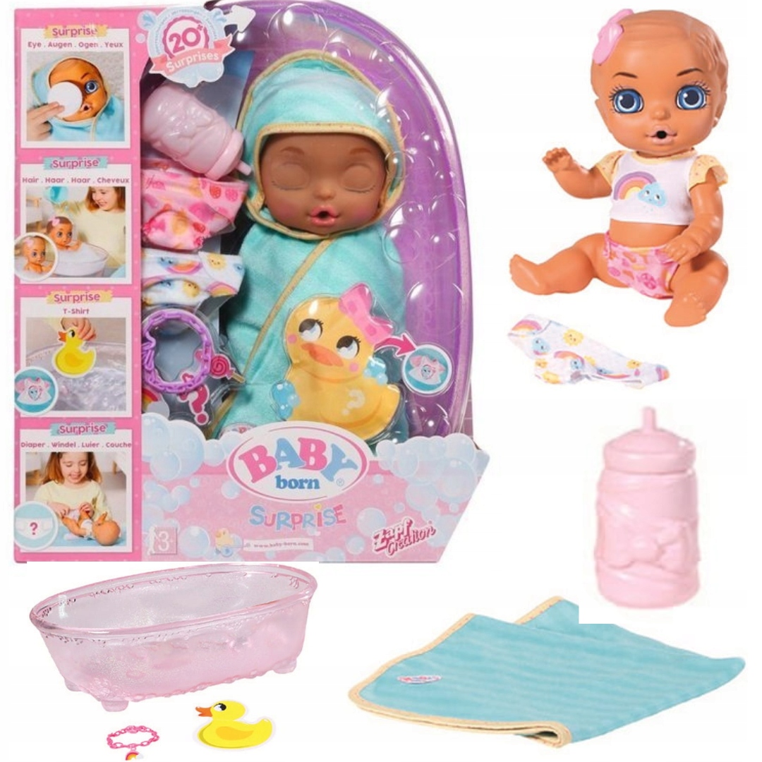 

Duża Lalka Interaktywna Baby Born Wanienka Zestaw