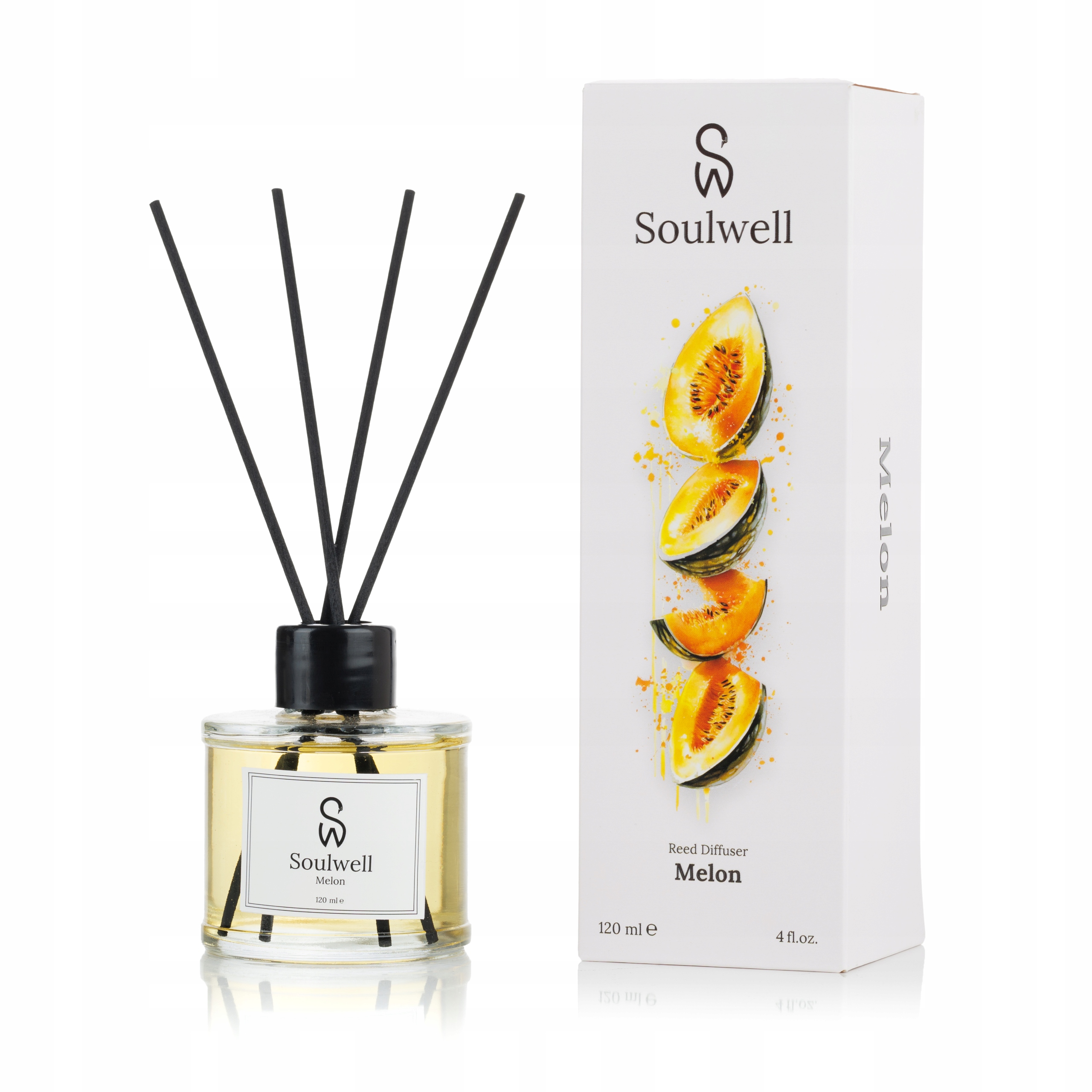 Melon SOULWELL ZAPACHY DO DOMU PATYCZKI 120ml
