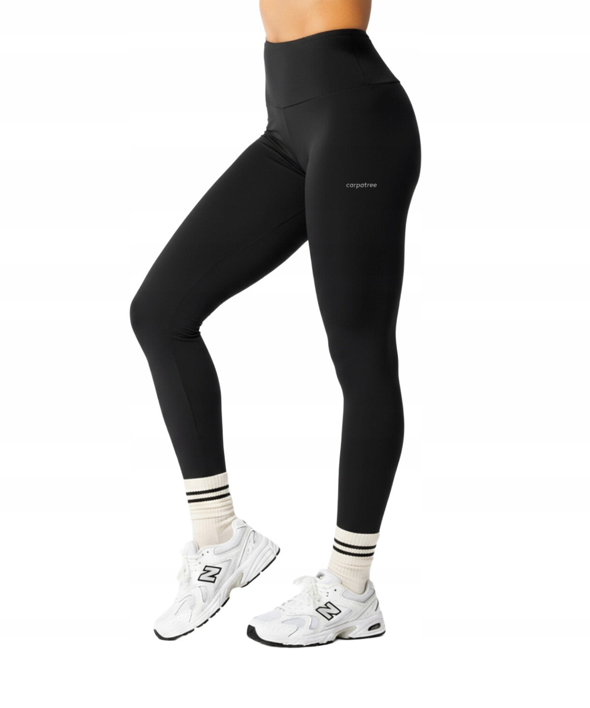 Legginsy sportowe klasyczne wysoki stan EvoFlex Carpatree S czarne