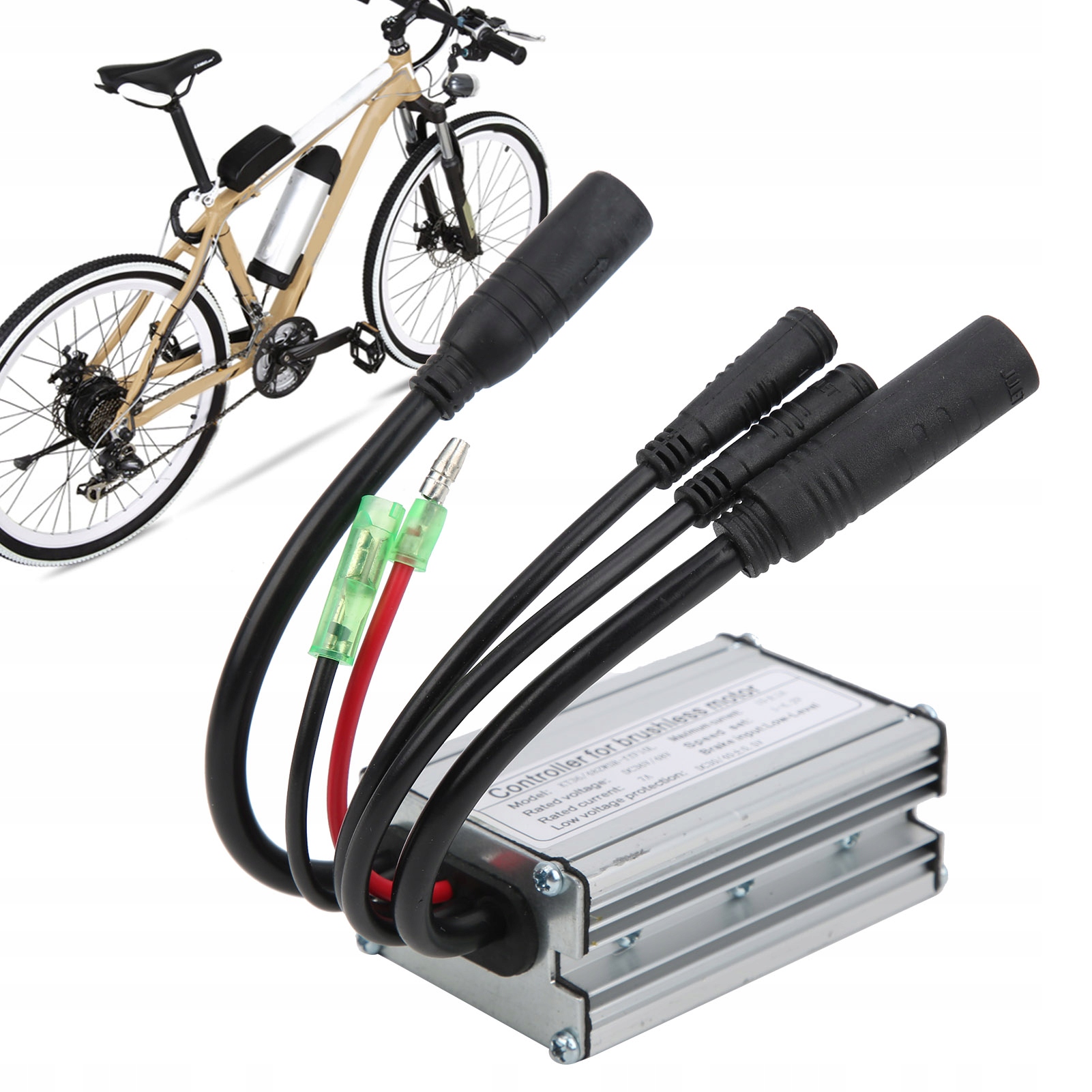 Kontroler Sterownik 36/48 V 6 Pin Do Roweru Elektrycznego Wodoodporny