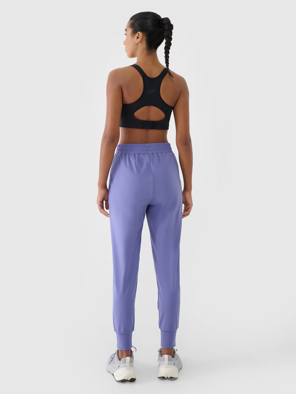 SPODNIE DAMSKIE 4F TRENINGOWE SZYBKOSCHNĄCE TFTRF0789 SS25 XXL Linia regular