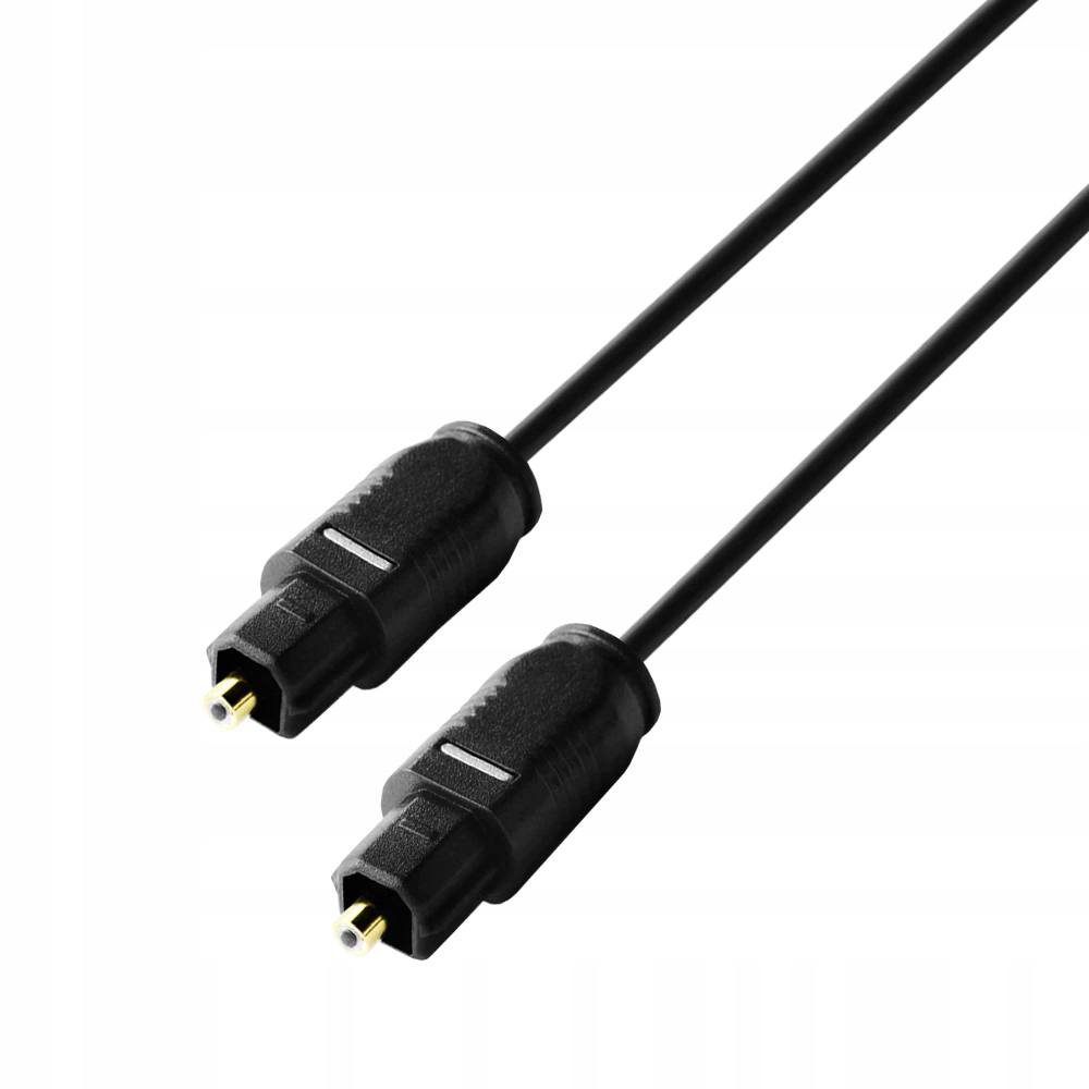 KABEL OPTYCZNY TOSLINK DIGITAL AUDIO HQ SPDIF 1M Model TS02-1M-BLACK