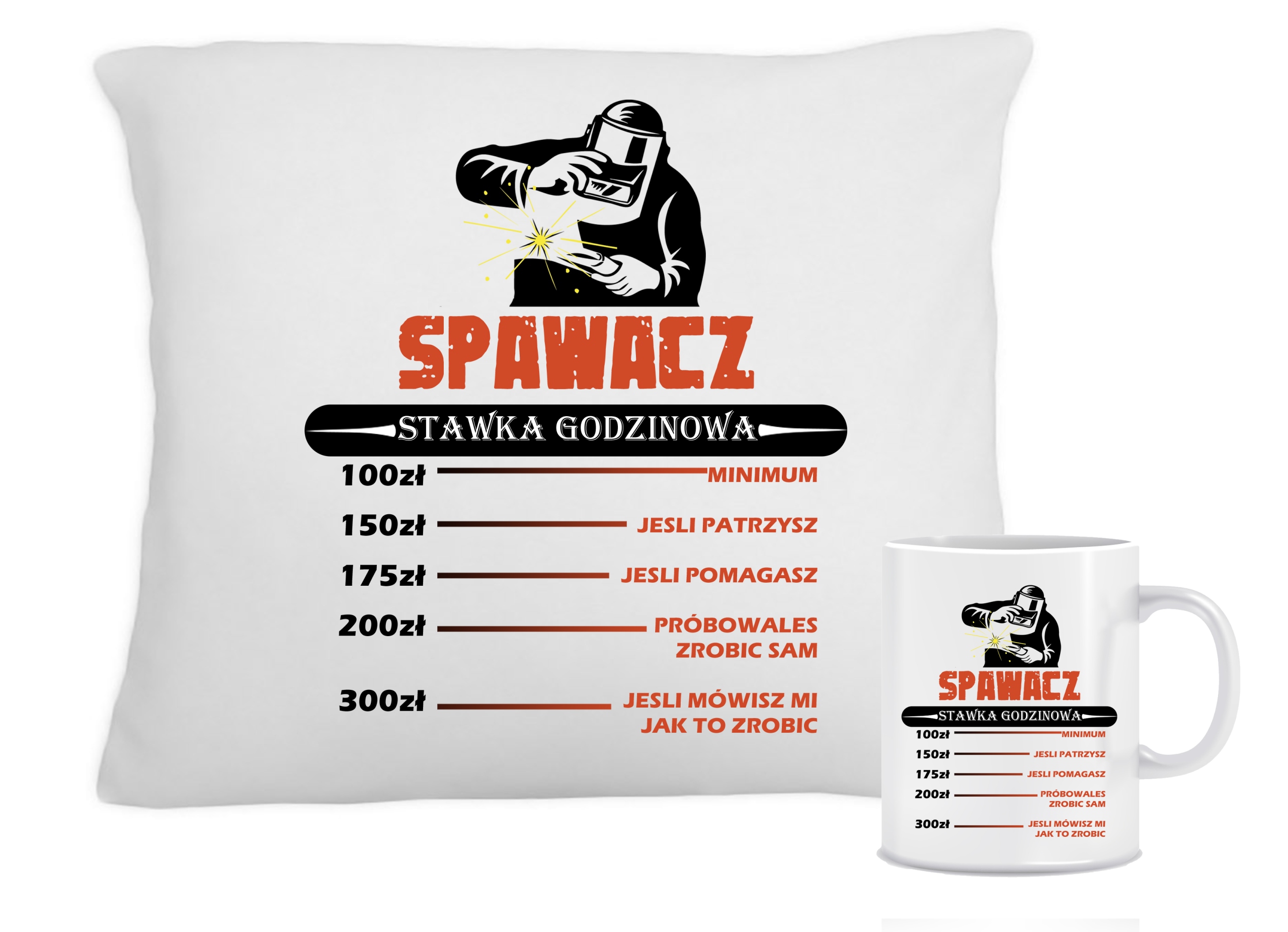 

Zestaw Poduszka Kubek Dla Spawacza
