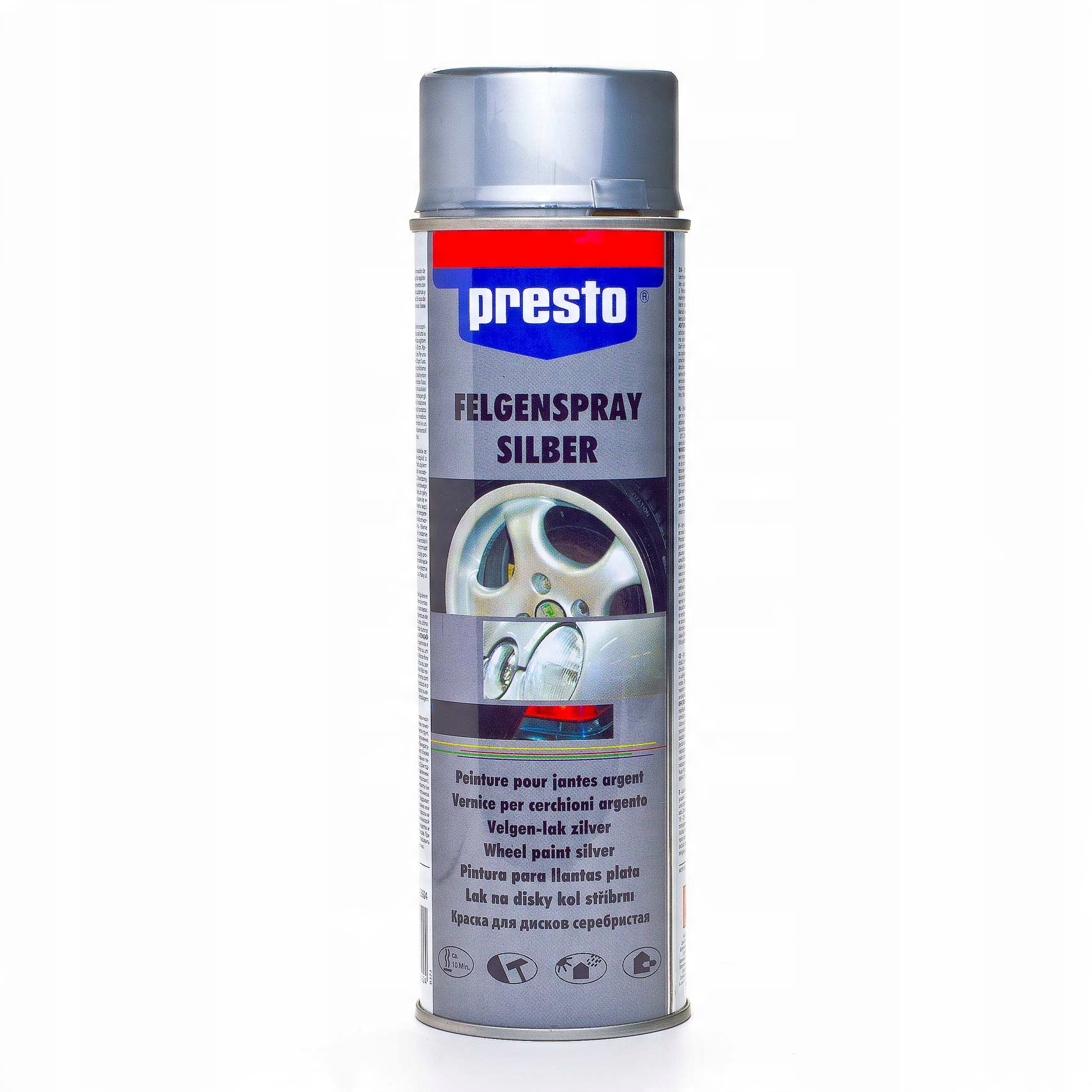 

Srebrny Lakier Do Felg Spray 500ml Presto