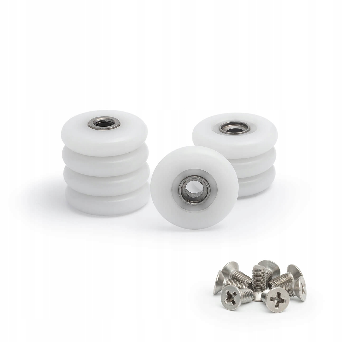 8 KÓŁEK KOMPLET ROLKA WÓZKI ŁOŻYSKA ROLEK ROLKI DO KABINY PRYSZNICOWEJ 25MM Typ rolka