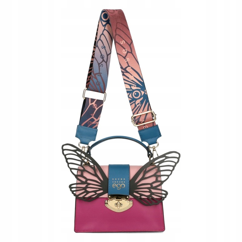 Ego Dámská Kabelka Přes Rameno Kožená Odnímatelná Křídla Perfetto Barvy