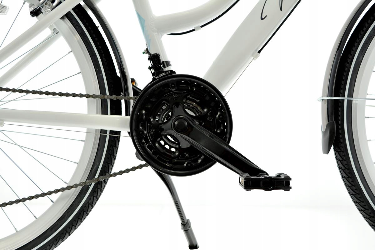 Rower 26 Kands Aurelia biała 2023 na komunię Model Aurelia biały połysk