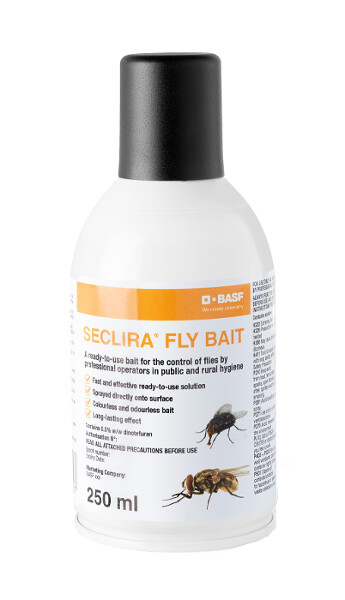Seclira Fly Bait 250 ml Aerozol na Muchy Spray Basf