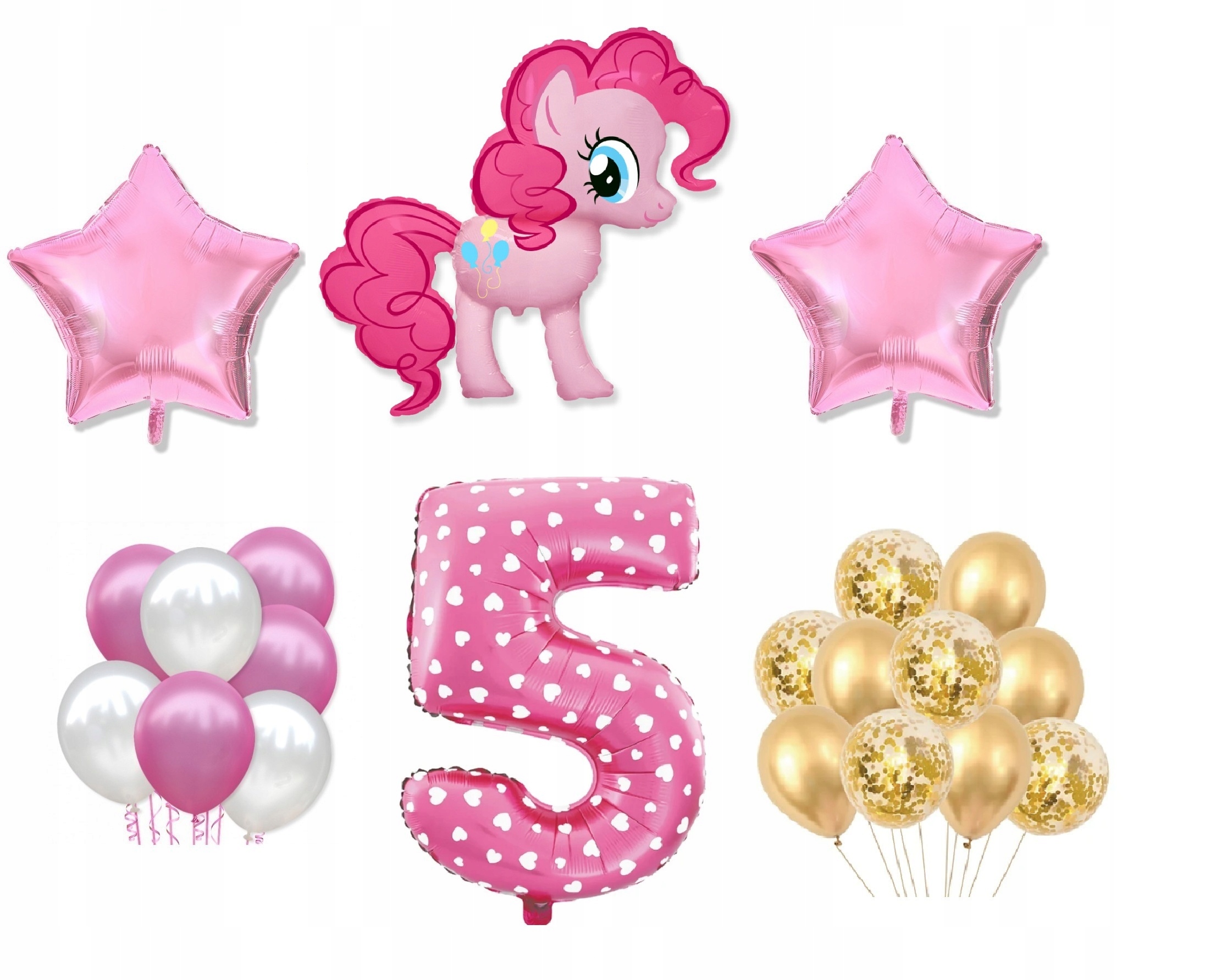 

Mini Zestaw My Little Pony 5 Urodziny Balony Kucyk
