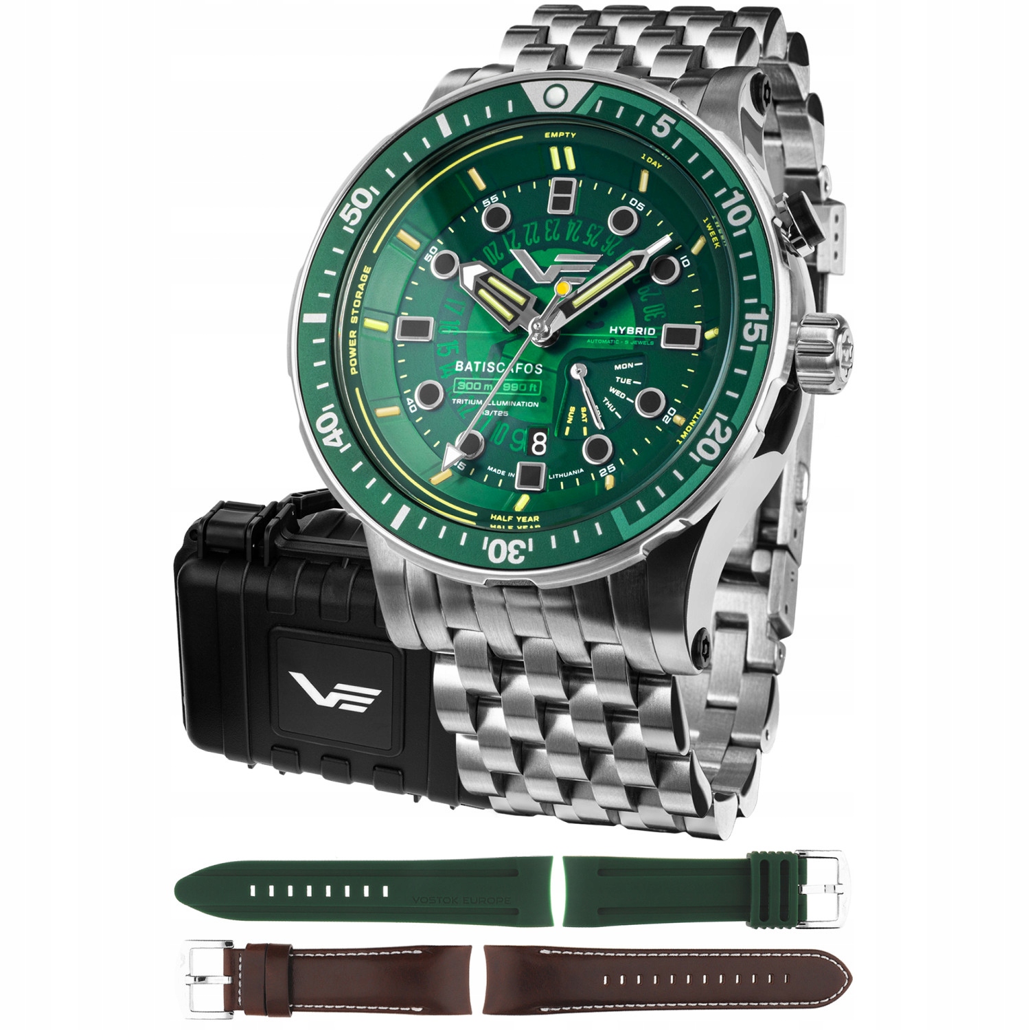 Pánské Hodinky Vostok Europe PX84-511A770B stříbrné