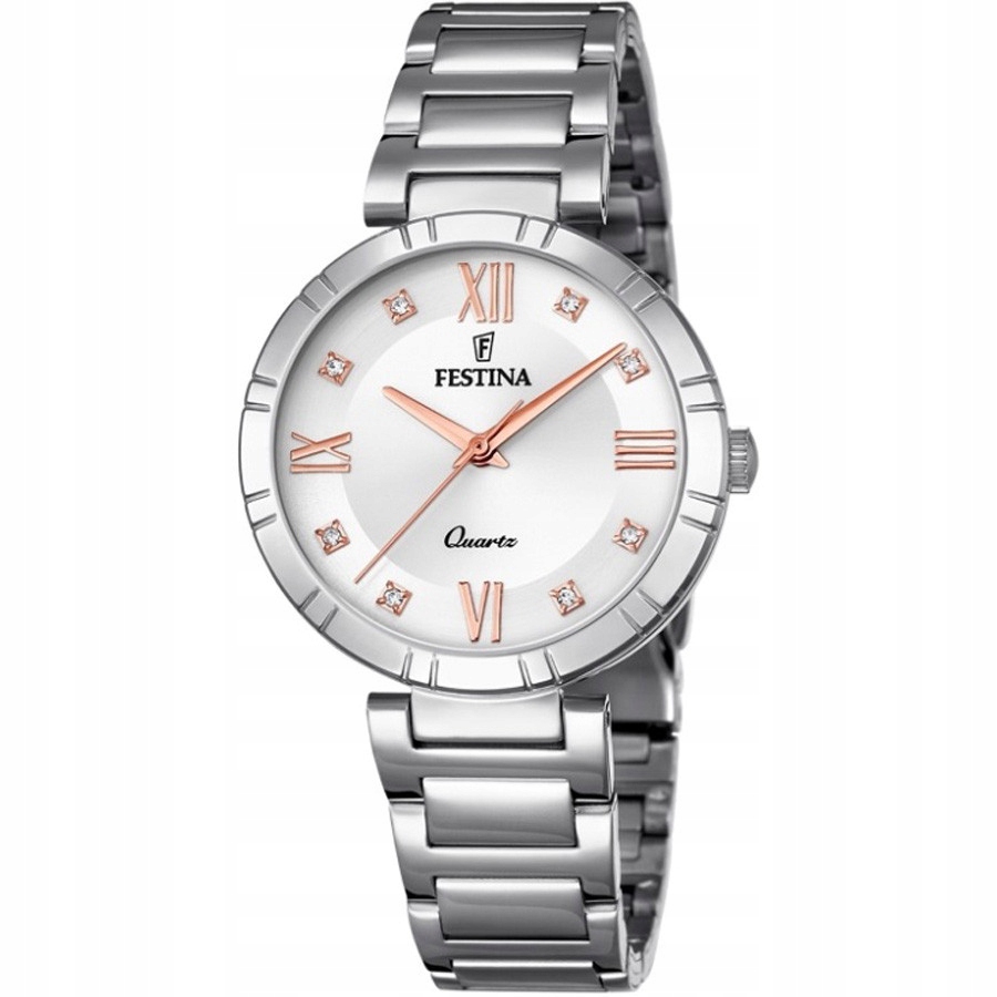Dámské hodinky Festina F16936-B stříbrné