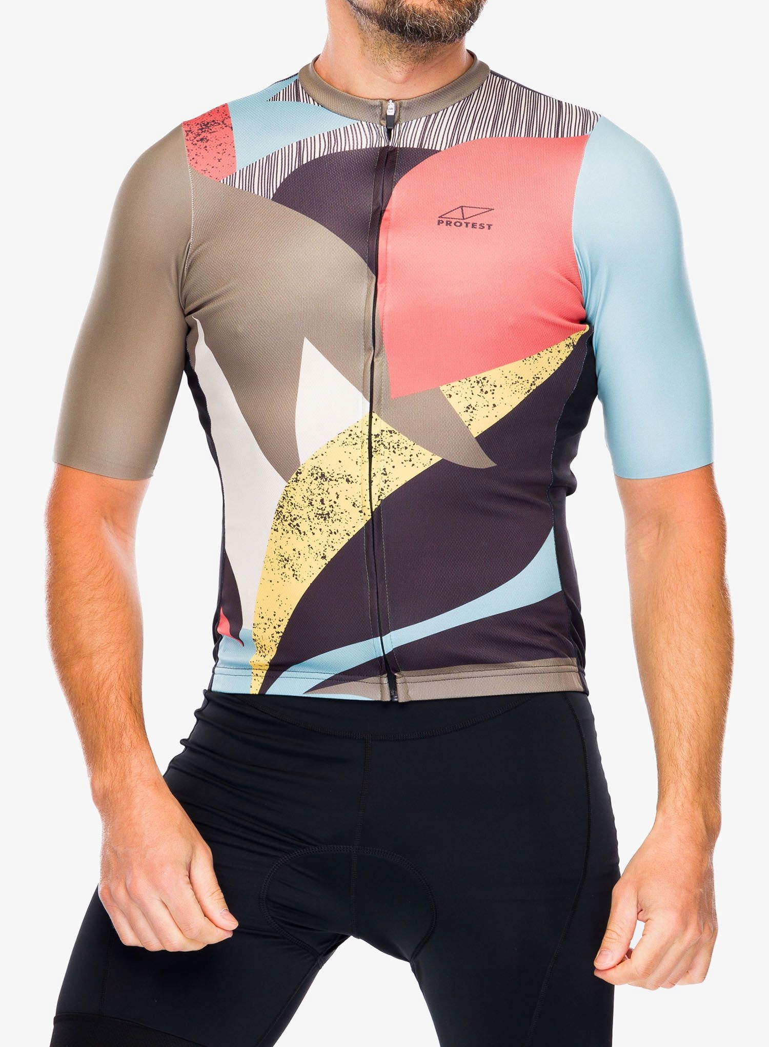 Cyklistický dres Protest Prtpenck Cycling Jersey Ss artichoke zelená S