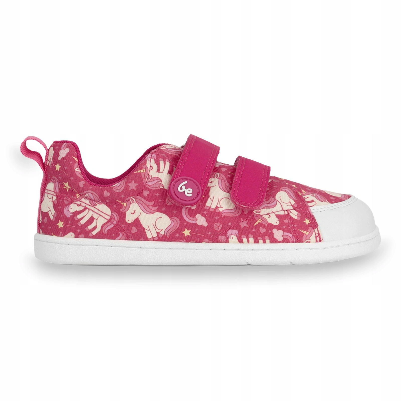 Buty barefoot dziecięce dziewczęce na rzepy Be Lenka Canvi Unicorn 23