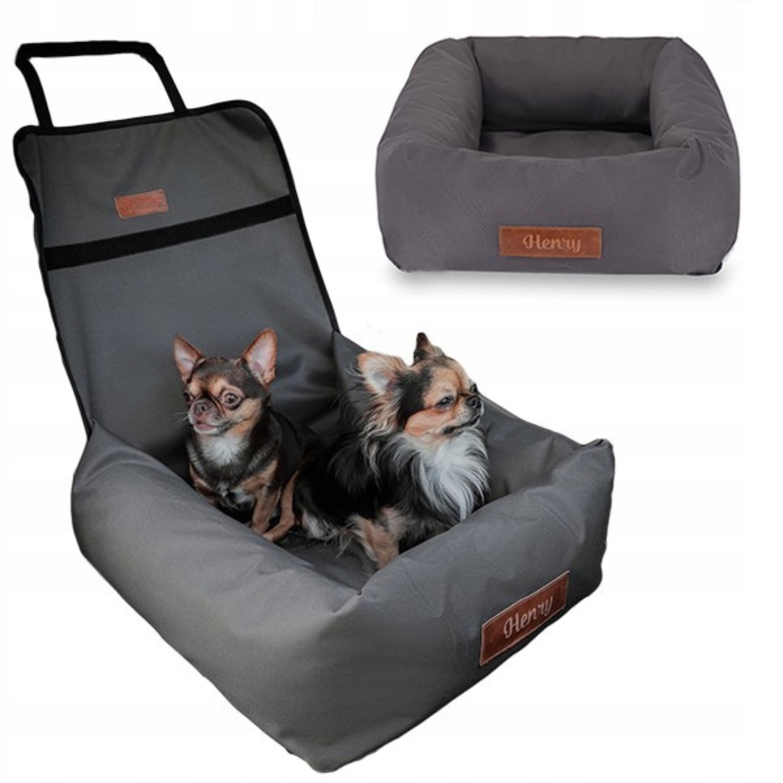 Přepravka pro psa kočku autosedačka do auta gravírování jména Bonus