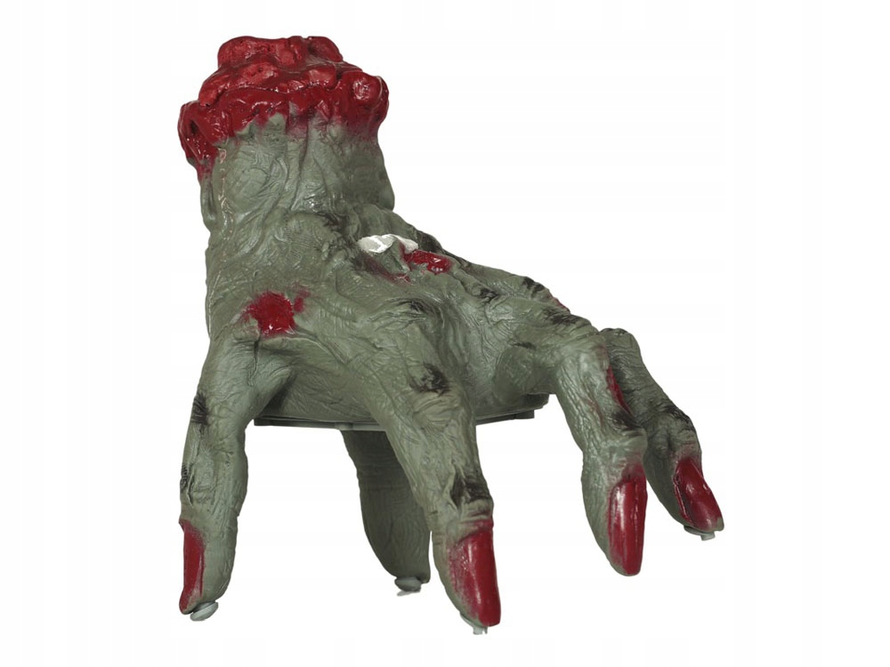 Dlaň Zombie Dekorace Pohyb Zvuk Zelená 20 cm