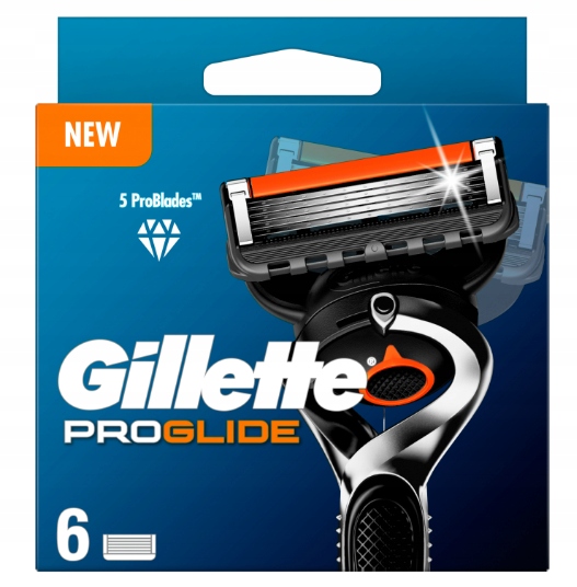 Náhradní hlavice do holicího strojku Gillette ProGlide 6 kusů