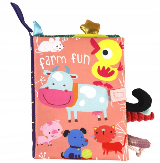 KSIĄŻECZKA EDUKACYJA STRUKTURALNA Z OGONKAMI 3D