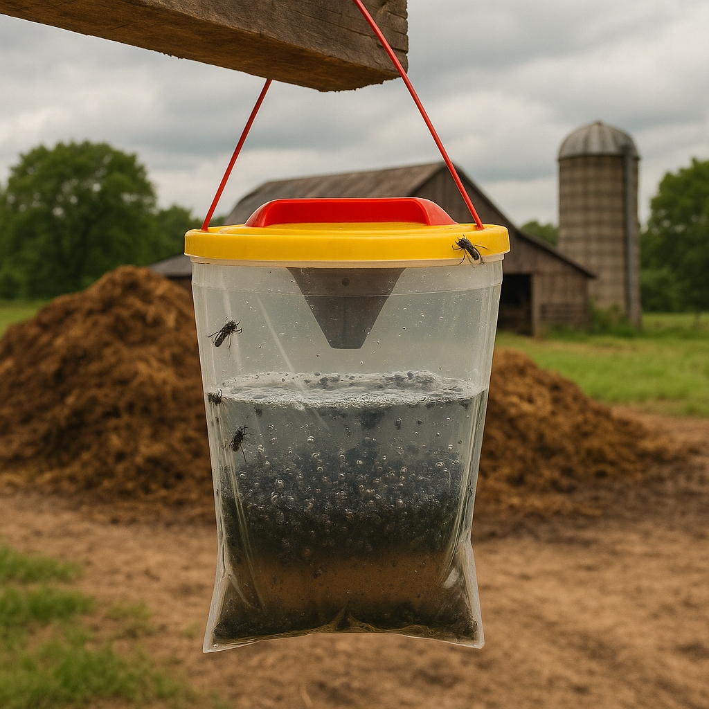 PUŁAPKA NA MUCHY WOREK NA MUCHY KOŃSKIE DO STAJNI OBORY GARAŻU 3 SZTUKI Rodzaj pułapka
