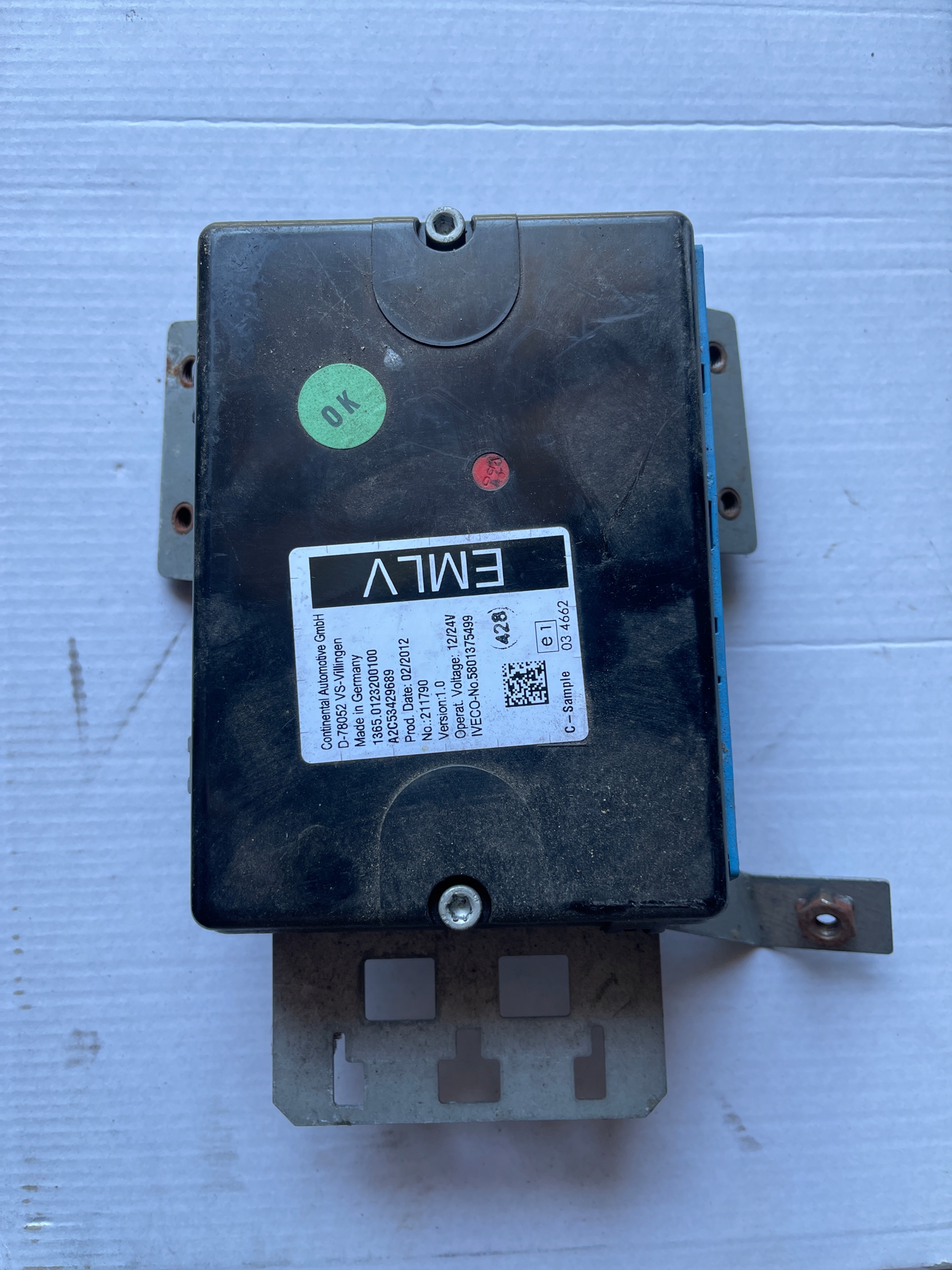 МОДУЛЬ IVECO DAILY 5801375499 ECU КОНТРОЛЛЕР