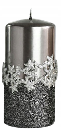 

Świeca Ice Star 7x10cm graffit Mondex