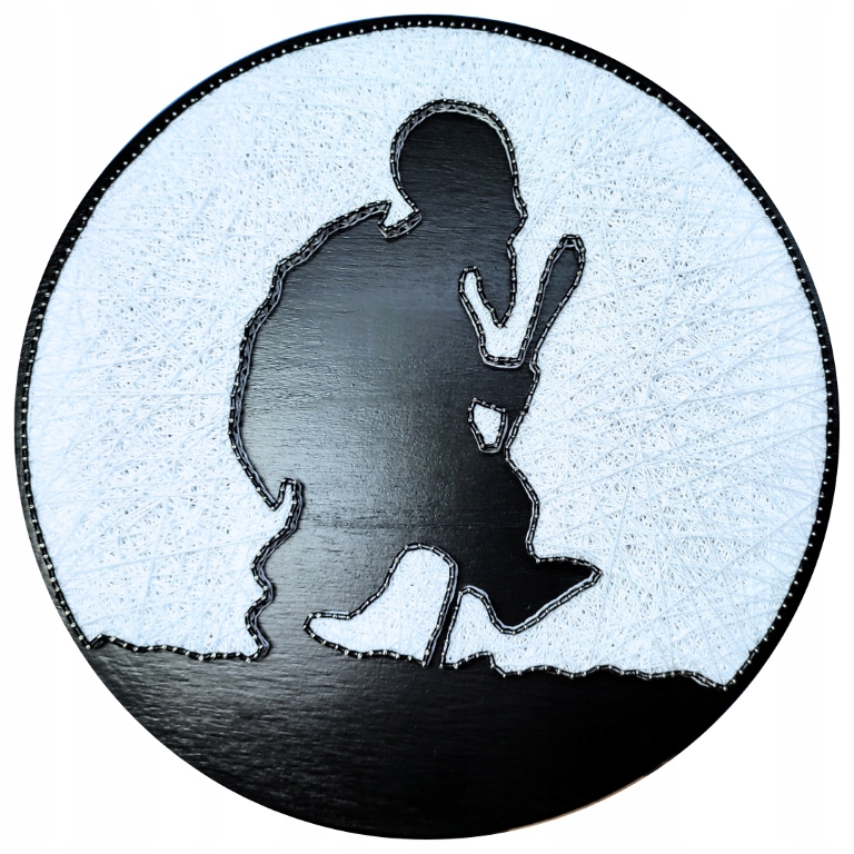 Geniální Želva Kame Sennin Dragon Ball – Kreativní sada String Art Box