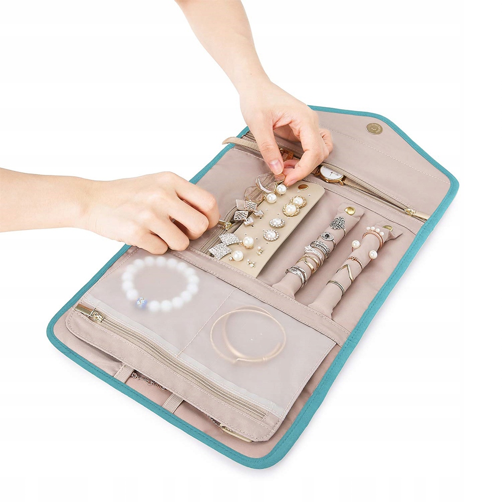 BRANSOLETKI BIŻUTERIOWE TORBA NA BIŻUTERIĘ WISZĄCE TORBY DO PRZECHOWYWANIA Liczba elementów w zestawie 0 szt.