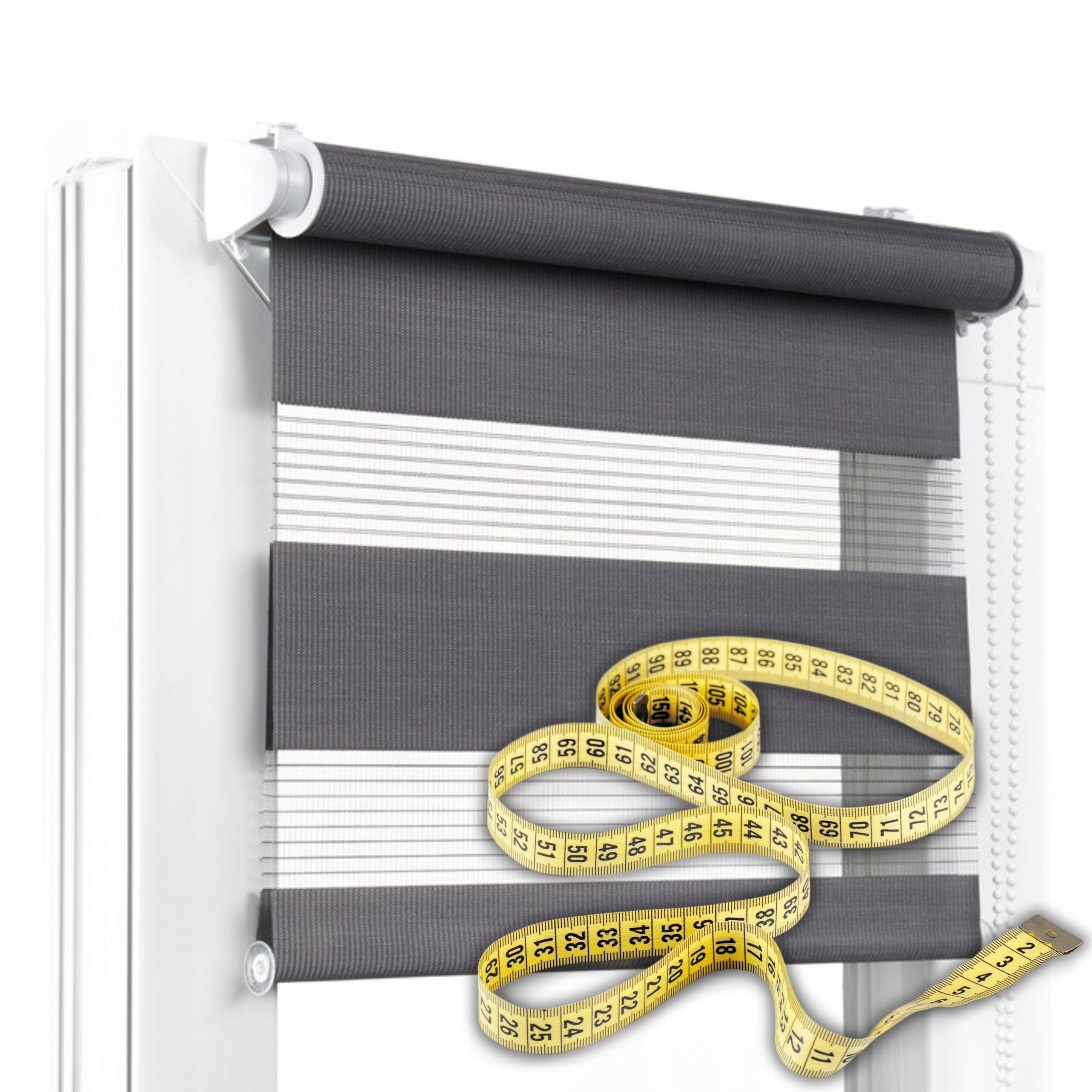 ROLETA DZIEŃ NOC 71x150 CM NAPINACZ RÓŻNE KOLORY Waga produktu z opakowaniem jednostkowym 0.5 kg